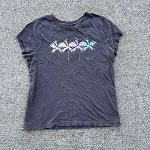 O'Neill Girls Charcoal Palm Tree T-Shirt